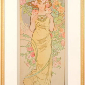 アルフォンス・マリア・ミュシャ 花・薔薇