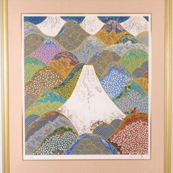 平松礼二  春山水・ジャポン