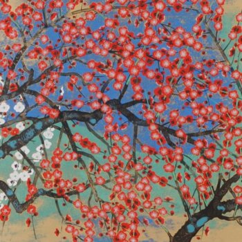平松礼二  梅花図