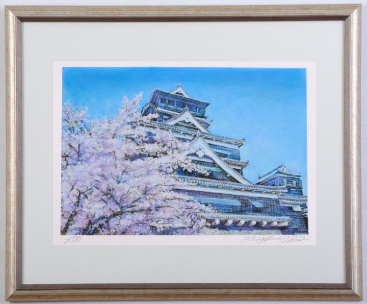 石井清 熊本城の春・2・G