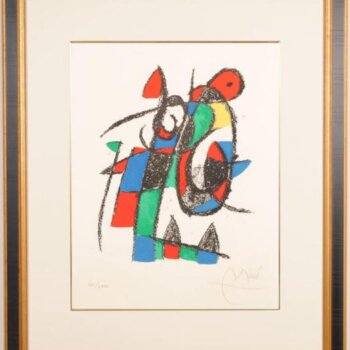 ジョアン・ミロ ジョアン・ミロ リトグラフ・2